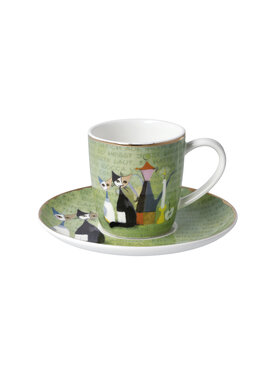 Goebel Goebel Filiżanka do espresso R. Wachtmeister - La Storia di Serafino Zielony