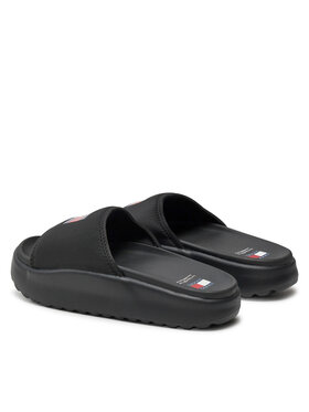 Tommy Jeans Natikači Tjw Chunky Pool Slide EN0EN02448 Črna