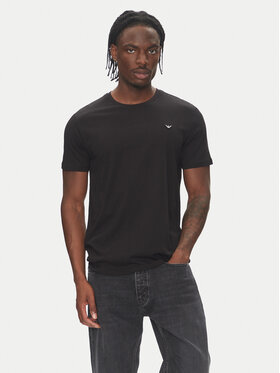 Emporio Armani Emporio Armani Marškinėliai EM000574 AF12331 UC001 Juoda Regular Fit