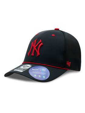 47 Brand 47 Brand Шапка с козирка MLB New York Yankees brr Mesh Pop '47 MVP B-BRPOP17BBP-BKA Черен