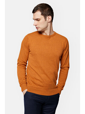 Lancerto Lancerto Sweter Tony SW073223000081 Pomarańczowy Regular Fit