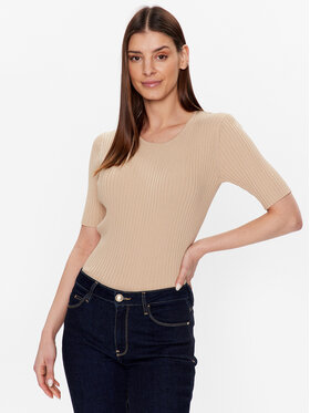 Trussardi Trussardi Sweater 56M00583 Bézs Slim Fit
