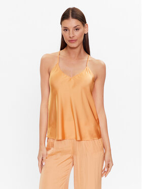 Etam Etam Zgornji del pižame 6538044 Oranžna Regular Fit