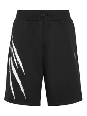Plein Sport Plein Sport Szorty sportowe 28335 Czarny Jogger Fit
