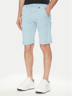 KARL LAGERFELD KARL LAGERFELD Šortky z materiálu 265812 552829 Světle modrá Regular Fit