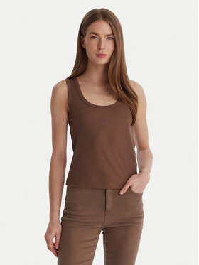 Marella Marella Top Orata 2613941015 Brązowy Slim Fit