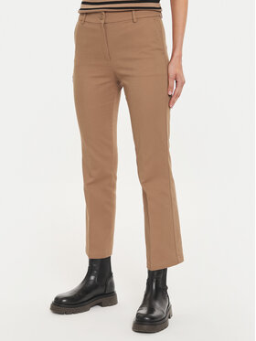 Sisley Sisley Παντελόνι υφασμάτινο 45G2LE02X Καφέ Slim Fit