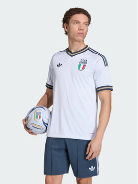 adidas adidas Koszulka techniczna 162199 Niebieski jasny Slim Fit