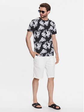 Jack&Jones Majica Tropicana 12223932 Črna Regular Fit