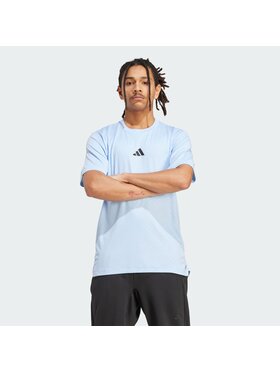 adidas adidas Koszulka techniczna 139897 Błękitny Slim Fit