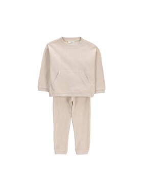 Coccodrillo Coccodrillo Zestaw dla niemowląt WC6117301SUN-003 Kremowy Regular Fit