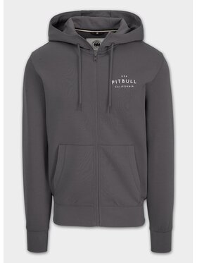 PITBULL PITBULL Bluza Bluza męska rozpinana z kapturem SAMPSON L Szary Regular Fit