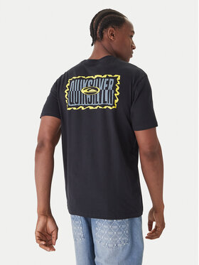 Quiksilver Quiksilver Tričko Gotam EQYZT08177 Čierna Regular Fit
