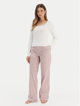Tommy Hilfiger Tommy Hilfiger Pižama UW0UW06143 Écru Regular Fit
