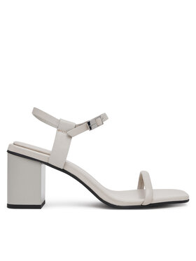 Calvin Klein Calvin Klein Σανδάλια Block Heel Sandal 75 Lth HW0HW02650 Γκρι