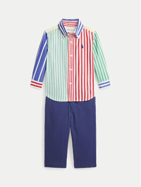Polo Ralph Lauren Комплект сорочка і тканинні штани 320958600001 Кольоровий Regular Fit