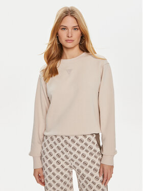 Guess Guess Суитшърт W4YQ17 KC8I0 Бежов Regular Fit
