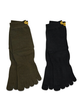 Vibram Fivefingers Vibram Fivefingers Set 2 parov nisex visokih nogavic u Wool Blend Crew S15C12P Črna