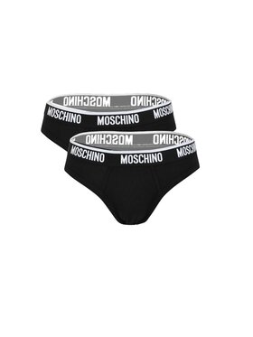 MOSCHINO MOSCHINO Set di slip classici 2pack slip - Moschino - black basic Nero