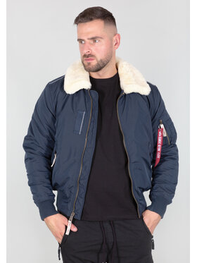 Alpha Industries Alpha Industries Kurtka bomber AI.143104-07 Granatowy Vintage Fit