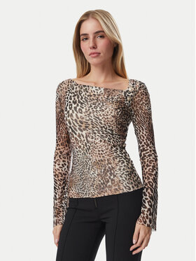 Guess Guess Блузка W6BP23 K6260 Бежевий Regular Fit