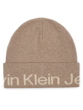 Calvin Klein Jeans Calvin Klein Jeans Kapa Logo Beanie K60K611271 Siva