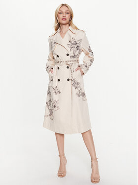 Pinko Pinko Trench 100990 A0TL Beige Regular Fit