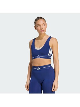adidas adidas Biustonosz sportowy 168774 Niebieski jasny