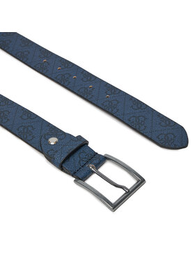 Guess Moški Pas Vezzola Belts BM7781 P3435 Mornarsko Modra