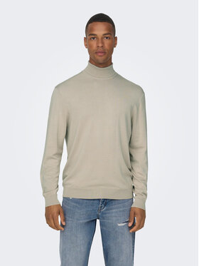 Only & Sons Only & Sons Rolák 22020879 Béžová Regular Fit