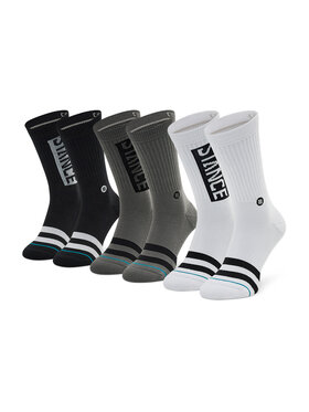 Stance Stance Zestaw 3 par wysokich skarpet unisex The Og 3 Pack A556C20OG3 Czarny
