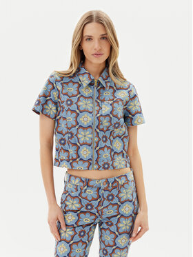 Wrangler Wrangler дънкова риза 112362607 Син Slim Fit