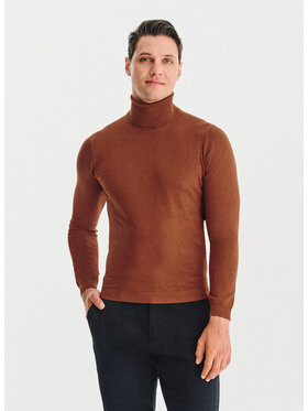 Pako Lorente Pako Lorente Sweter P25WN-2X-032 Pomarańczowy Classic Fit