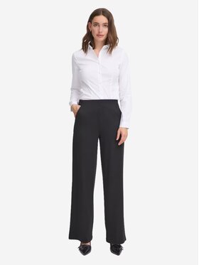 ICHI ICHI Παντελόνι γυναικείο Pantalone ihkate wide pa2 Μαύρο Regular Fit