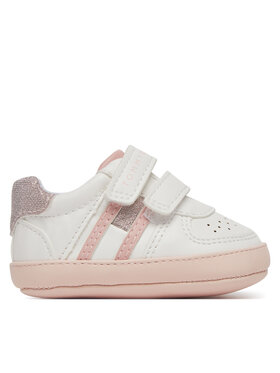 Tommy Hilfiger Tommy Hilfiger Sneakers Flag Low Cut Velcro Sneaker T0A9-33721-1528 Bianco