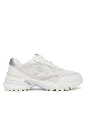 Calvin Klein Calvin Klein Sneakersy Hike Runner Mesh Mix Met Mg YW0YW02009 Biały