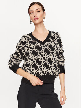 Pinko Pinko Džemperis Ovino 101575 A11F Melns Regular Fit