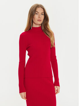 TWINSET TWINSET Πουλόβερ 242TT3022 Κόκκινο Slim Fit
