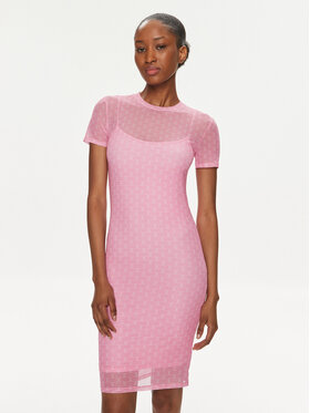 HUGO Hugo Kleid für den Alltag Nasaja_B 50514940 Rosa Slim Fit