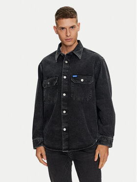 HUGO Hugo cămașă de blugi Ebolt 50513847 Gri Oversize
