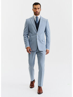 Pako Lorente Pako Lorente Spodnie garniturowe P23SP-6G-023 Niebieski Slim Fit