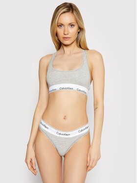 Calvin Klein Underwear Tangice 0000F3786E Siva