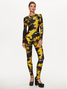Versace Jeans Couture Versace Jeans Couture Kezeslábas 75HAN006 Fekete Slim Fit