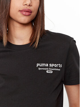 Puma T-shirt Puma Team Graphic 621437 Crna Regular Fit