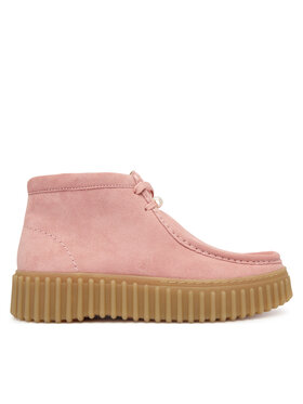 Clarks Clarks Schnürschuhe Torhill Moss 26184636 Rosa