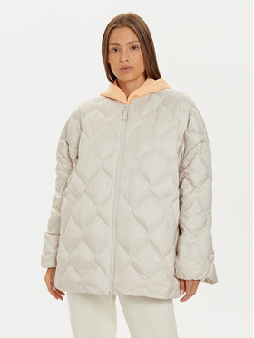 New Balance New Balance Geacă din puf WJ43503 Bej Loose Fit