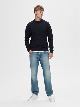 Selected Homme Džemper 16090155 Tamnoplava Regular Fit