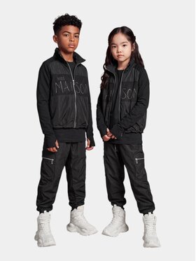 MADE BY SOCIETY MADE BY SOCIETY Kurtka przejściowa MONO Hoodie - H37650 Czarny Basic Fit