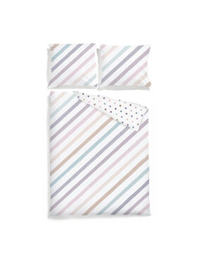 White pocket White pocket Komplet pościeli satynowa Kolorowy