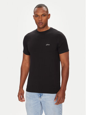 Guess Guess Tricou M4GI70 KC9X0 Negru Slim Fit